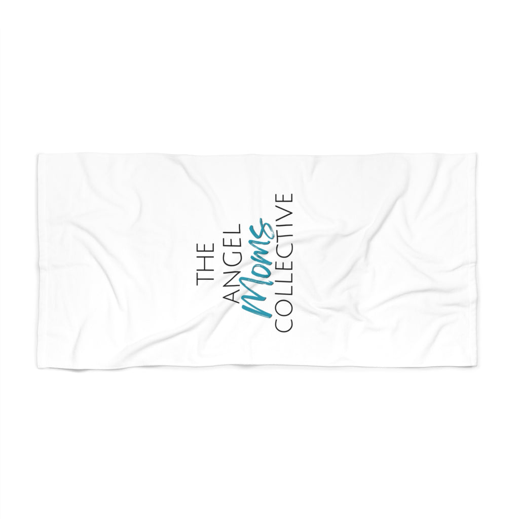 Beach Towel — “The Angel Moms Collective” Logo Towel | Memorial & Support Beach Accessory