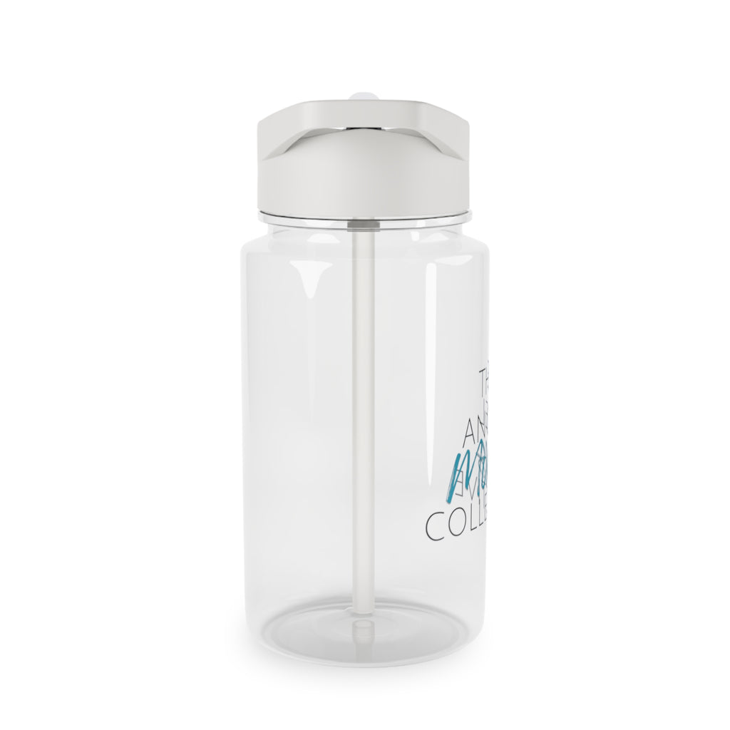 Tritan Water Bottle — "The Angel Moms Collective" Clear Straw Bottle