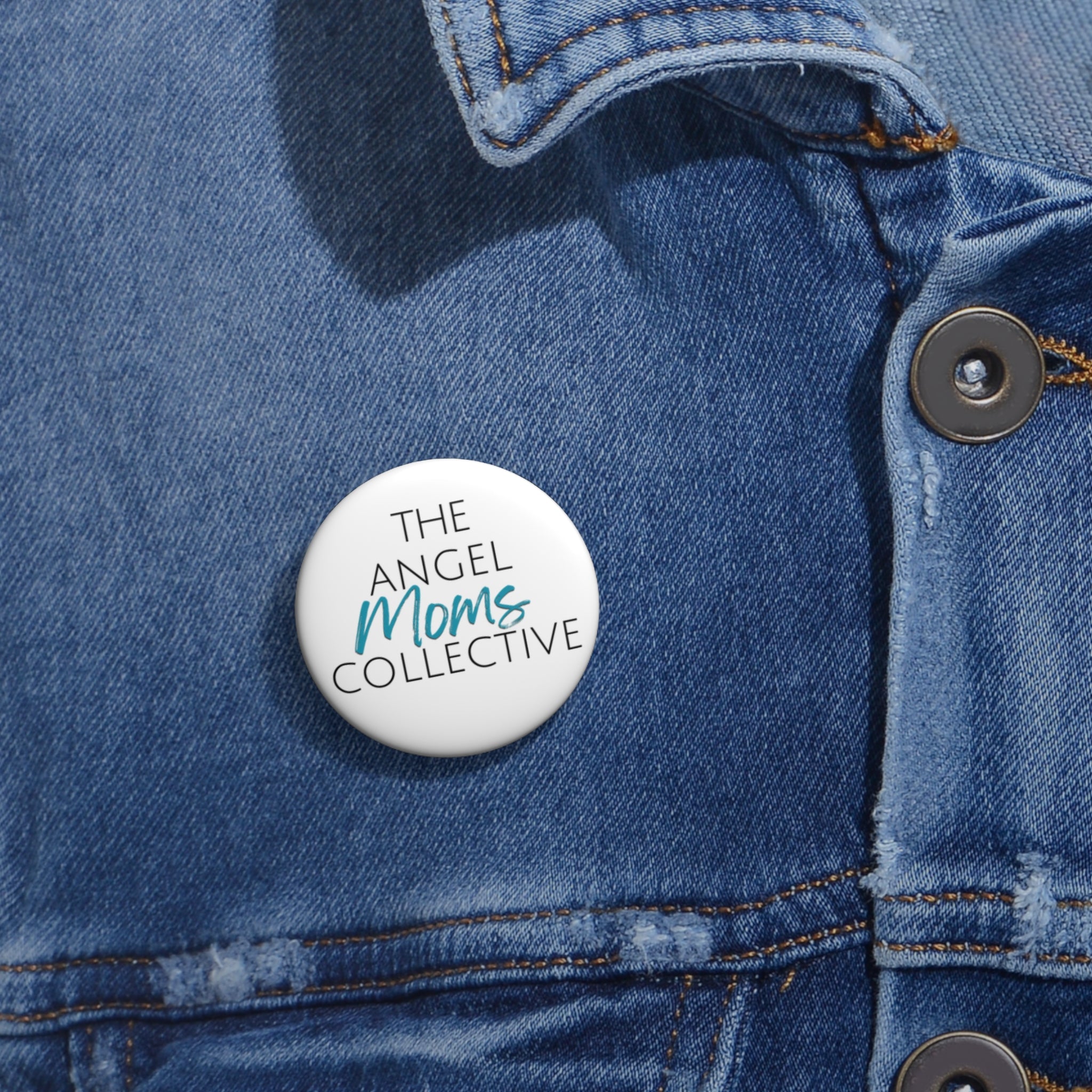 The Angel Moms Collective Pin Button – Memorial Awareness Badge