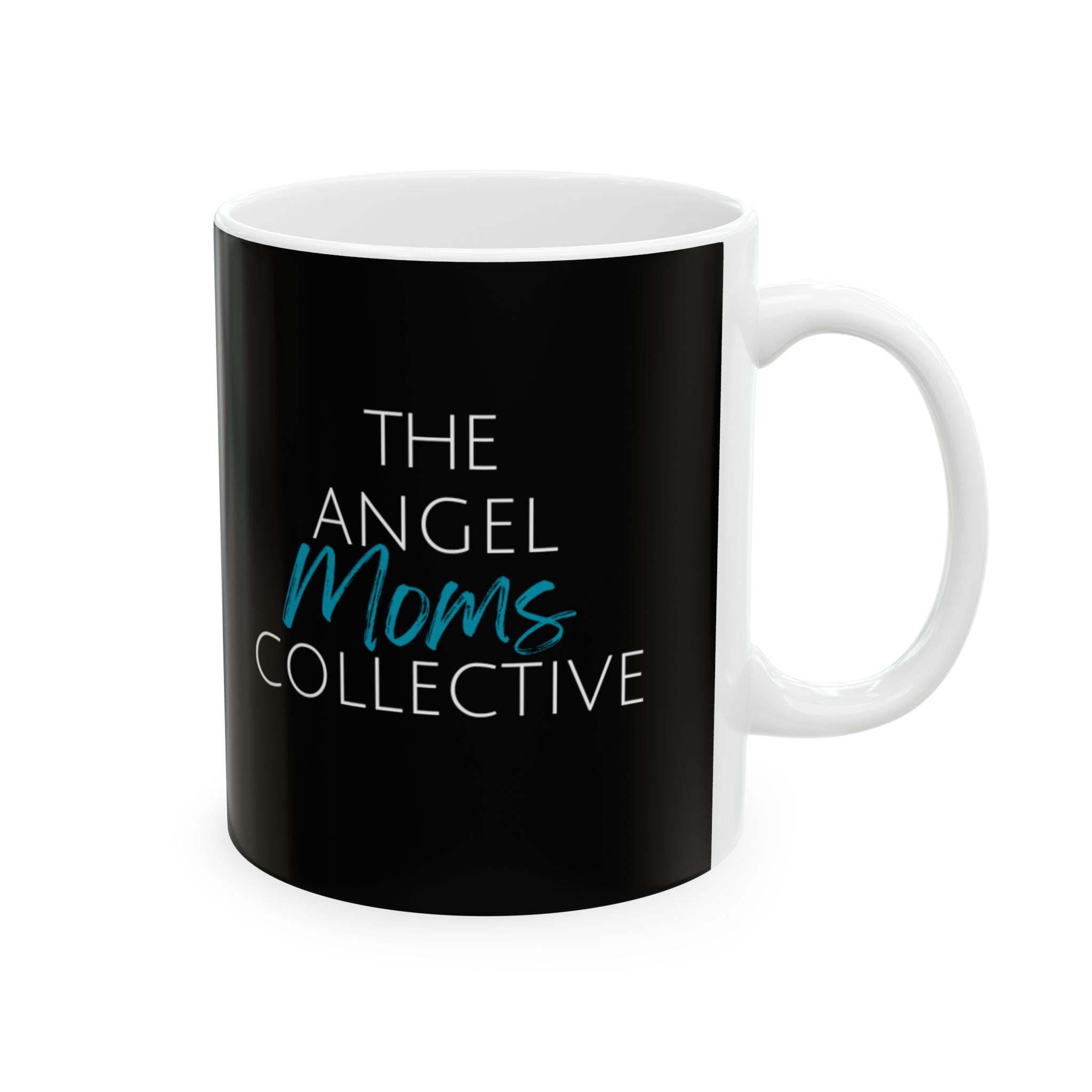 Coffee Mug — "Acknowledge My Courage" Inspirational Black Ceramic Mug (11oz/15oz)