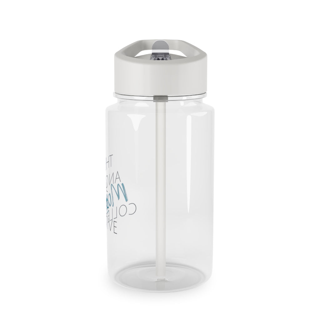 Tritan Water Bottle — "The Angel Moms Collective" Clear Straw Bottle