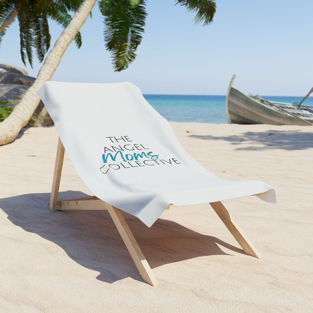 Beach Towel — “The Angel Moms Collective” Logo Towel | Memorial & Support Beach Accessory
